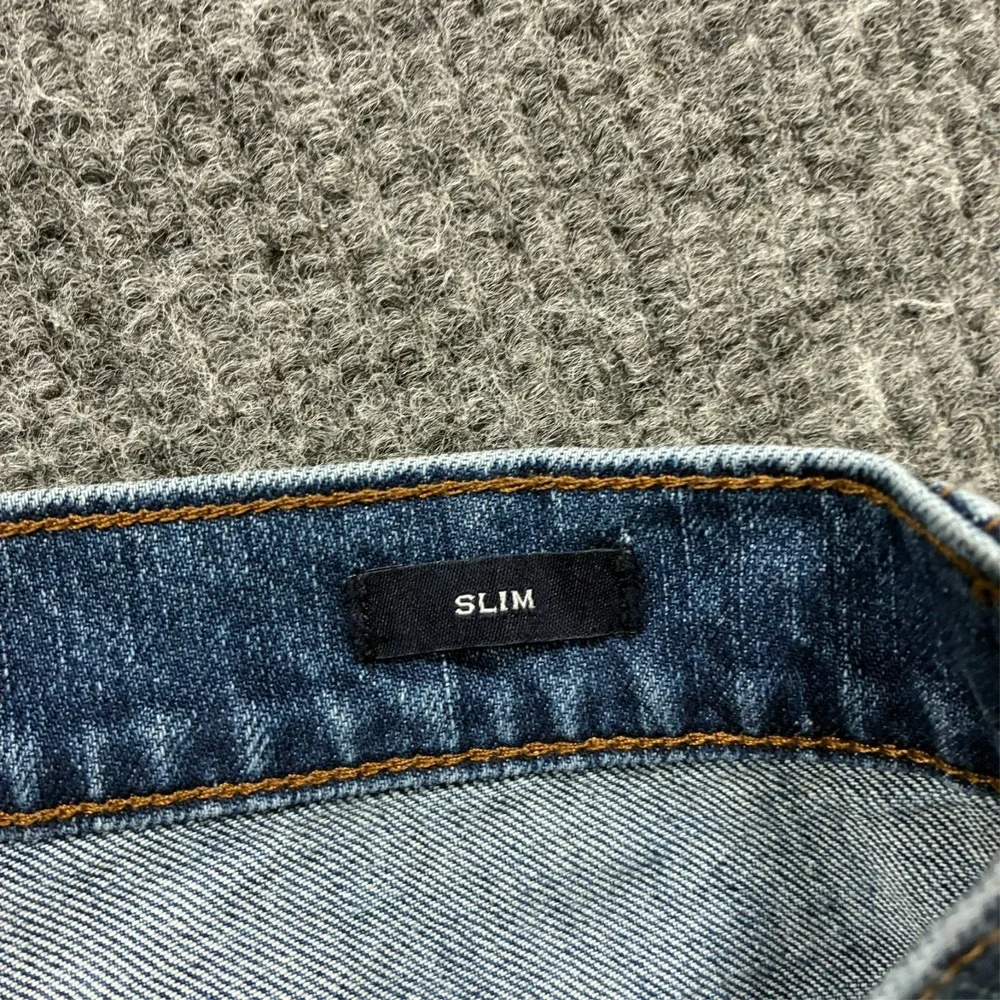J. Crew Flex Mens Jeans Size 29x32 Blue Denim Slim Stretch Casual Low Rise - Picture 4 of 10
